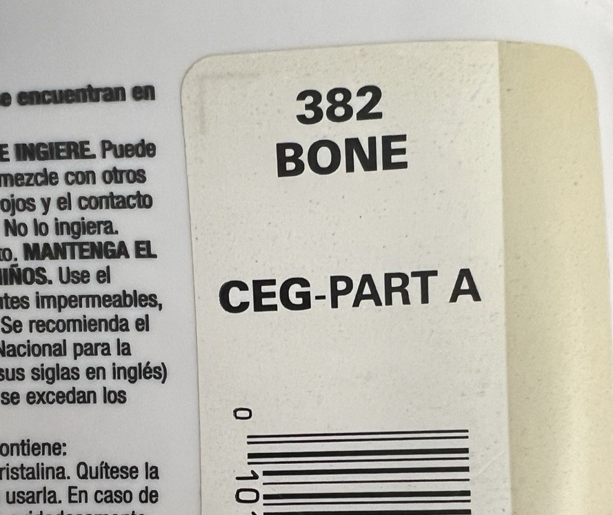 Custom Building Products CEG-Lite Part A Epoxy Grout BONE # 382, 1.3 lb
