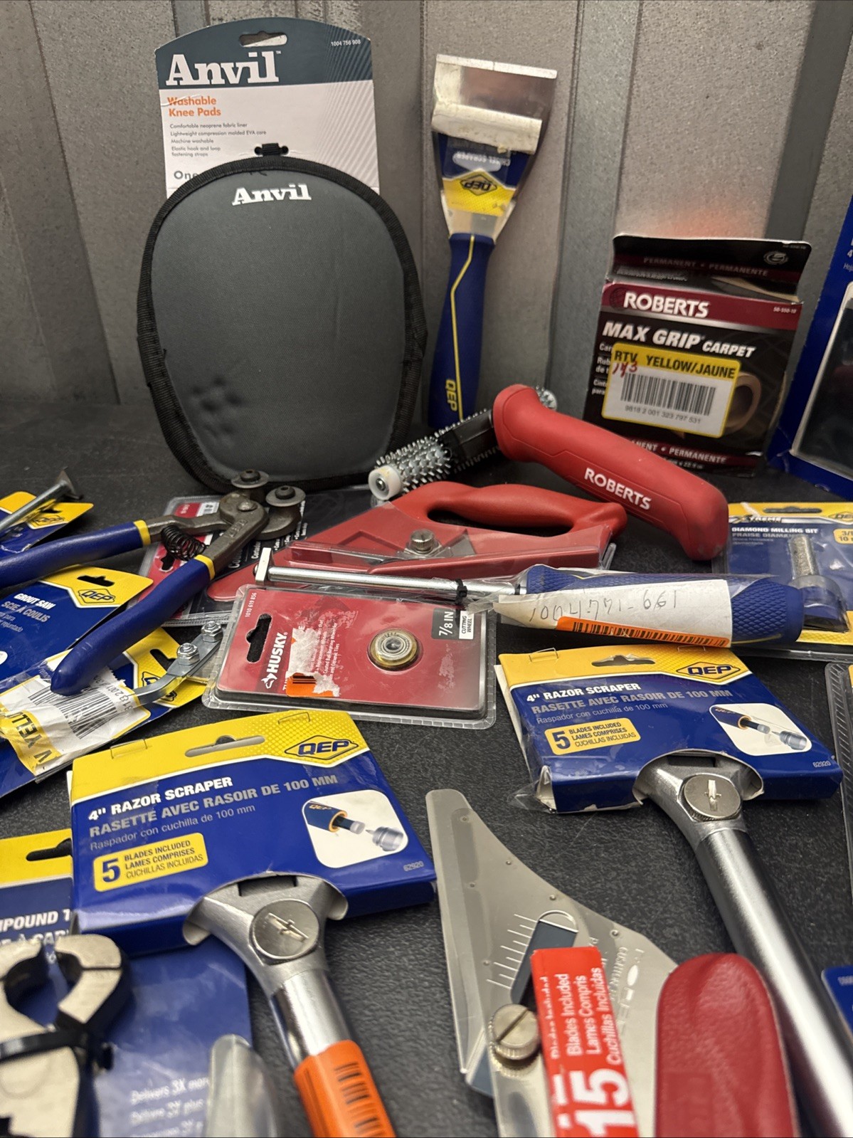 *Mixed Lot* QEP Tools Glass Tile Nipper, Grout Saw, Title Cutter, Striper Blades