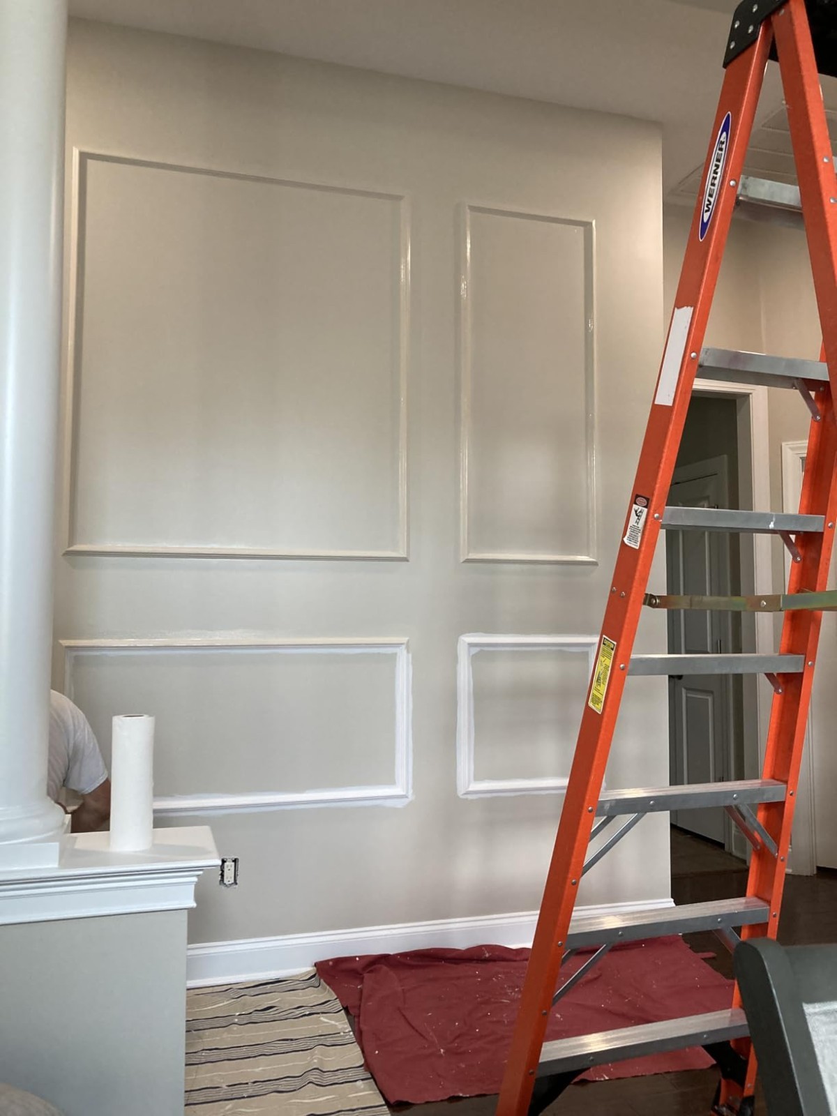 New 6PCS Pre‑Cut Wall Molding Wainscoting Panels Ready‑To‑Assemble Trim Set