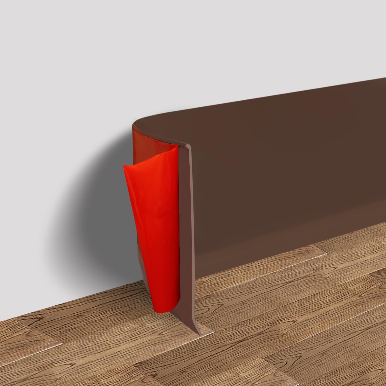 Vinyl Wall Base Baseboard Molding Trim 4 Flexible Self Adhesive Rubber Wall B…