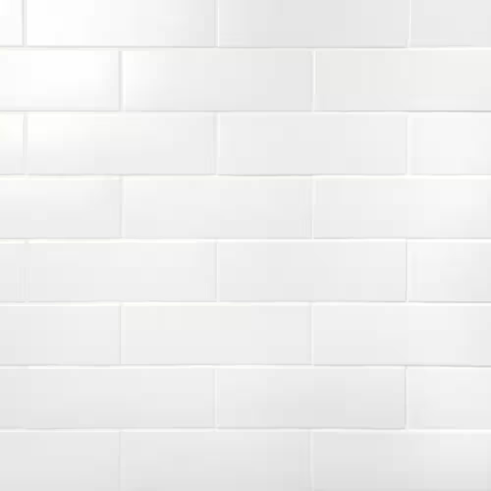 Barnet White 3 In. X 9 In. X 10Mm Matte Ceramic Subway Wall Tile (30 Pieces / 5.