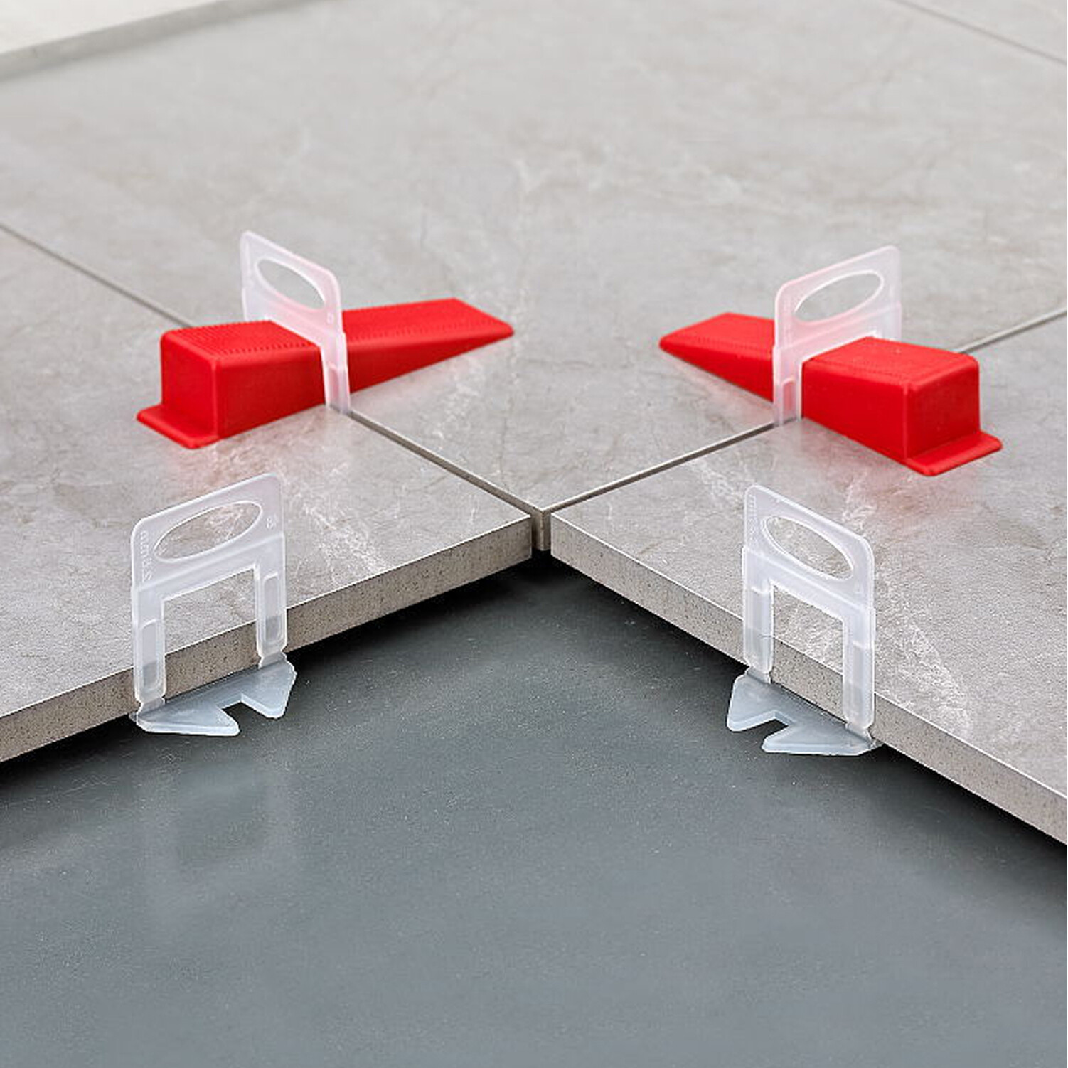800x Clips Tile Leveling System Set 1.5mm Tile Spacer for Tile Installation tool