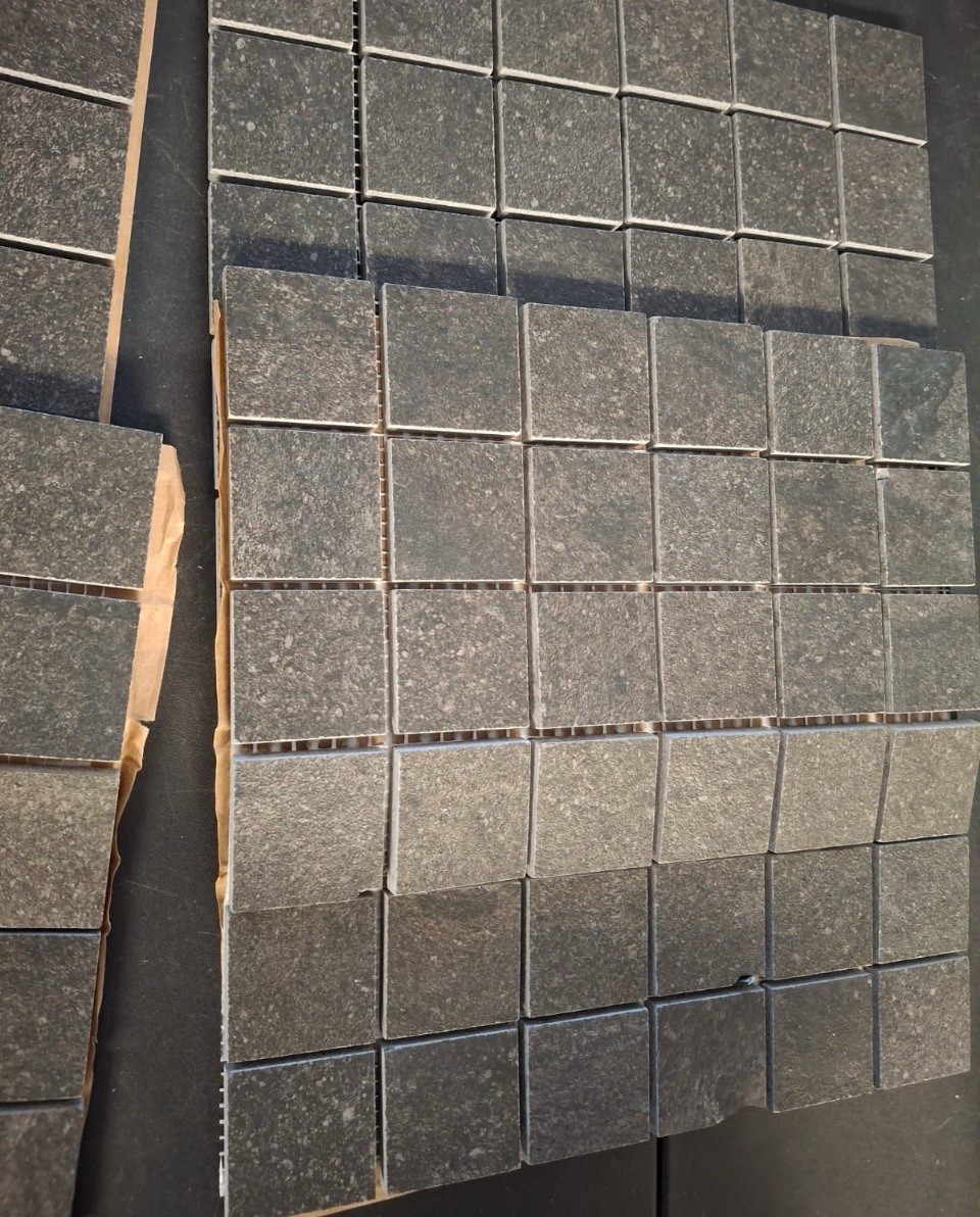 IVY HILL TILE 9QDominion Charcoal Black 11.81 in. x 11.81 in.