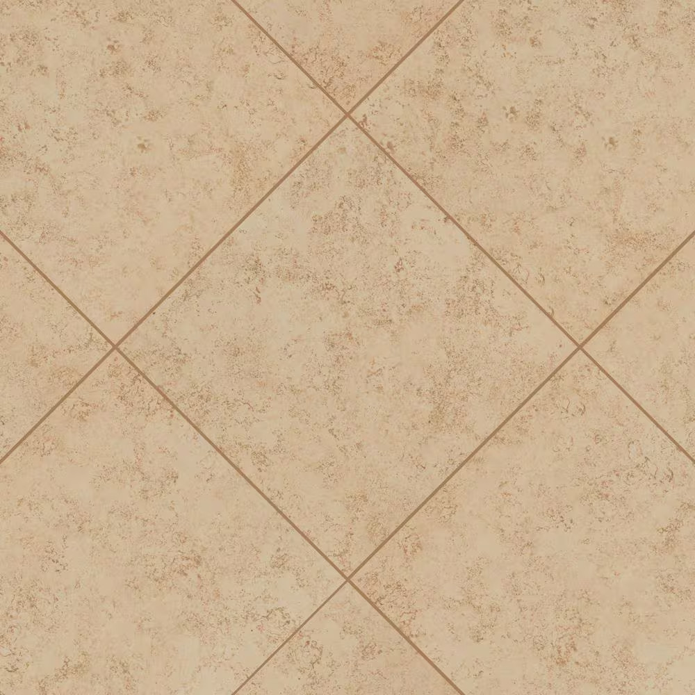 Baja Beige 12 In. X 12 In. Matte Ceramic Floor and Wall Tile (15 Sq. Ft. /Case)