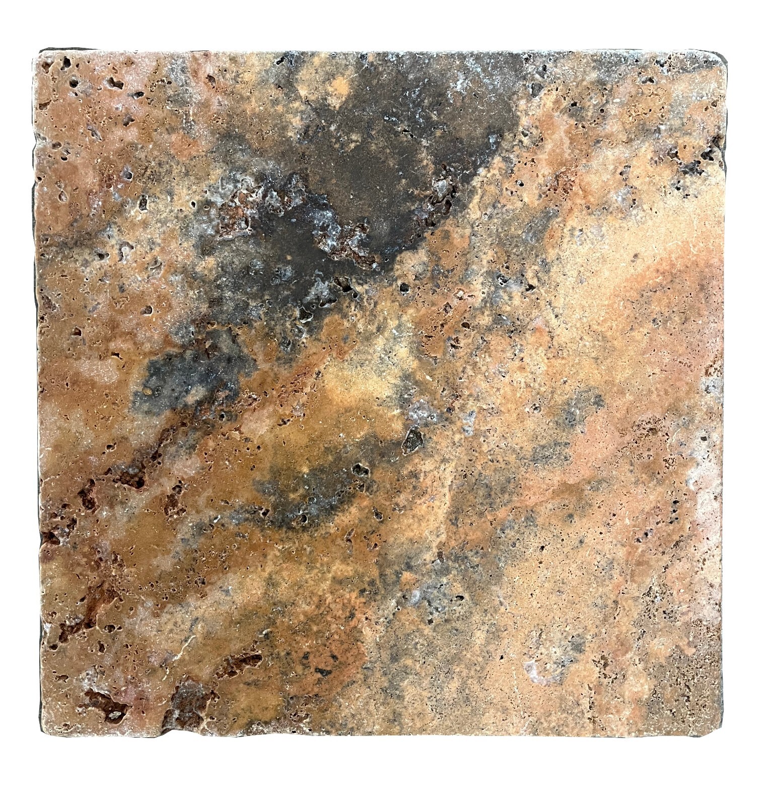 12×12 Escabaros Tumbled Travertine Tile Natural Stone (25 Square Feet) T-05B