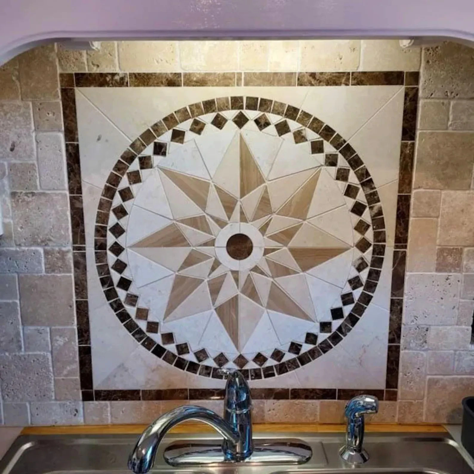 Marble Floor Tile Medallion