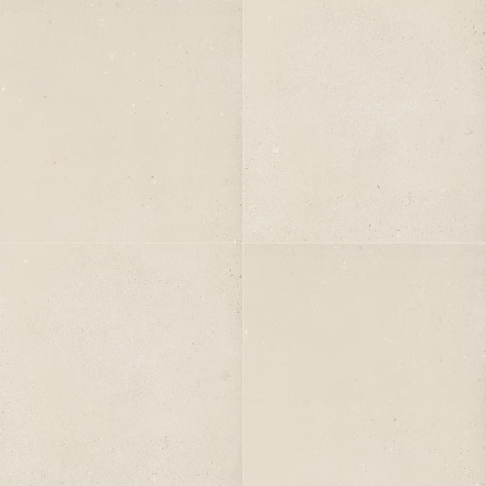 Gritzo Salt 24 In. X 24 In. X 0.79 In. White Stone Look Matte Porcelain Paver (8