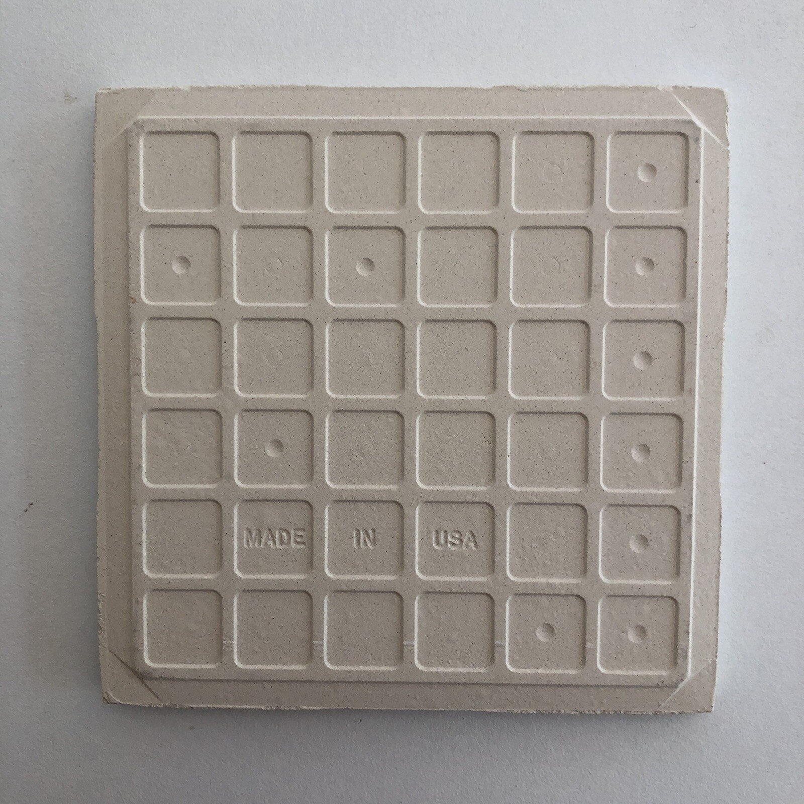4 Florida Tile 555 Lumina Natural 4 3/8″ x 4 3/8″ Square Vintage Mid Century