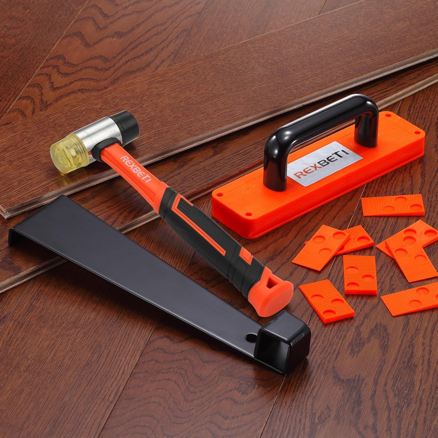43-Piece Flooring Installation Kit – Mallet, Block & 40 Spacers Included