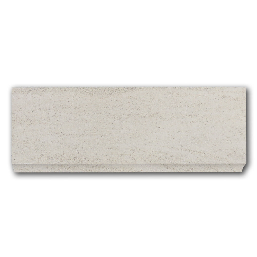 H11H Golden Beach Moleanos Beige Limestone 4×12 Baseboard Molding Honed