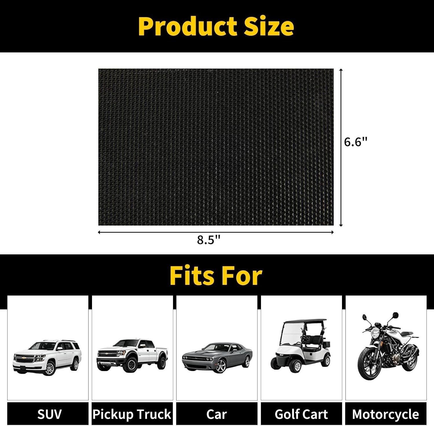 6.6×8.5/7.4×17/7.5×20′ Garage Floor Mat, 4mm Thickened Non-Slip Flooring Roll