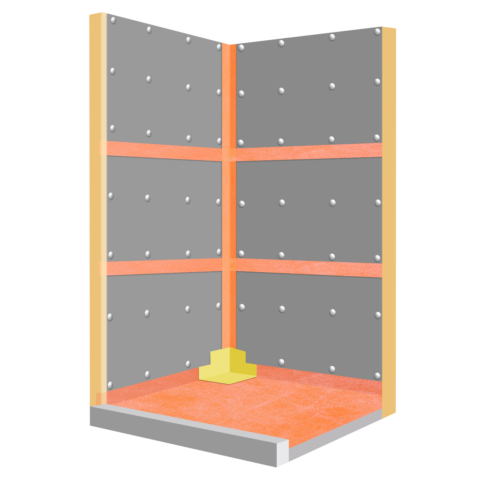 20mil Waterproofing Membrane Floor Underlayment 5″x98.5ft for Tiles Shower Wall