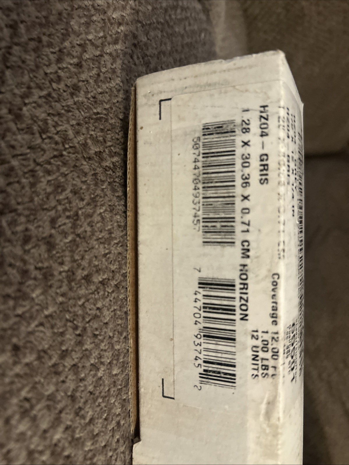 American Olean tile ceramic Wall tile trim 12 pieces per box HZO4 1/2 x 1/4 in