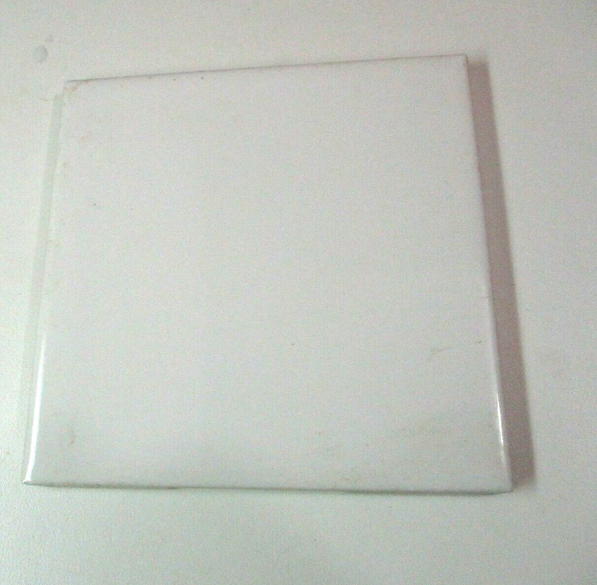 1 Wall Tile US Ceramic USA 724764 066002 Gloss 4-1/4″ Square Snow White Vintage