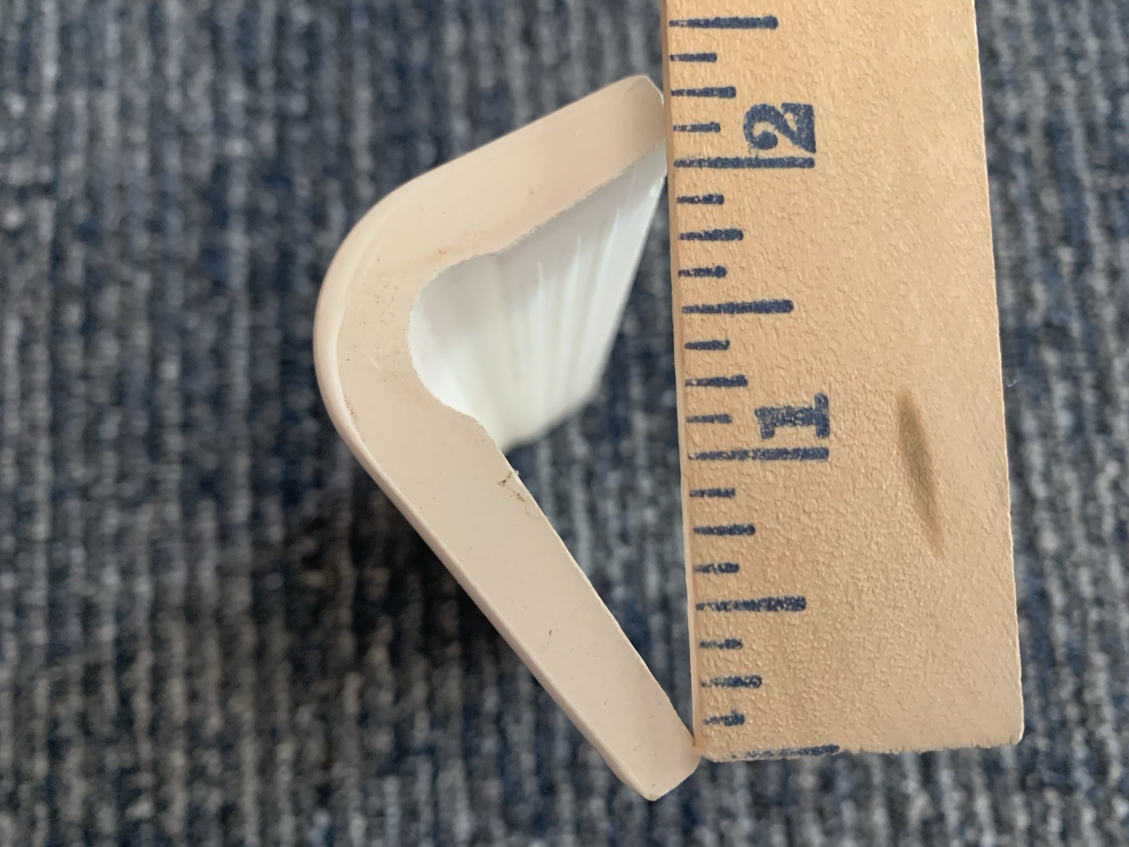 Tile V-Cap Countertop Off White Ceramic 6”x2” New