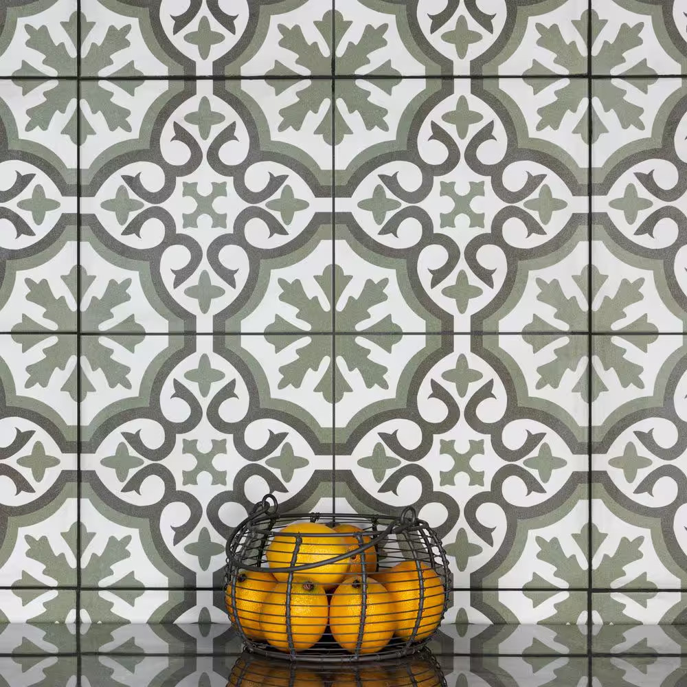 Berkeley Essence Eden 17-3/4 In. X 17-3/4 In. Porcelain Floor and Wall Tile (13.