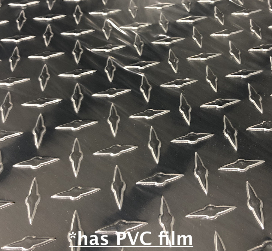 Multiple Sizes Diamond Aluminum Starbrite Tread Plate Sheet .025 Thick, Polished