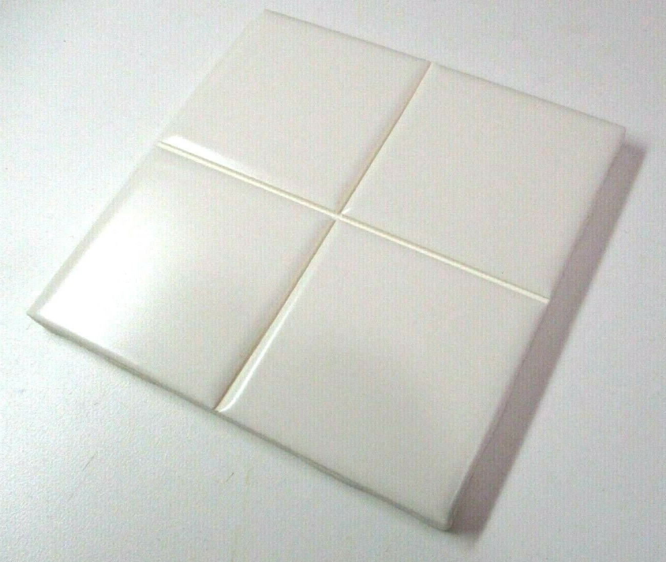 1 Wall Tile AO Olean USA 4-1/4″ Ceramic Scored Satin Off White / Light Beige MCM