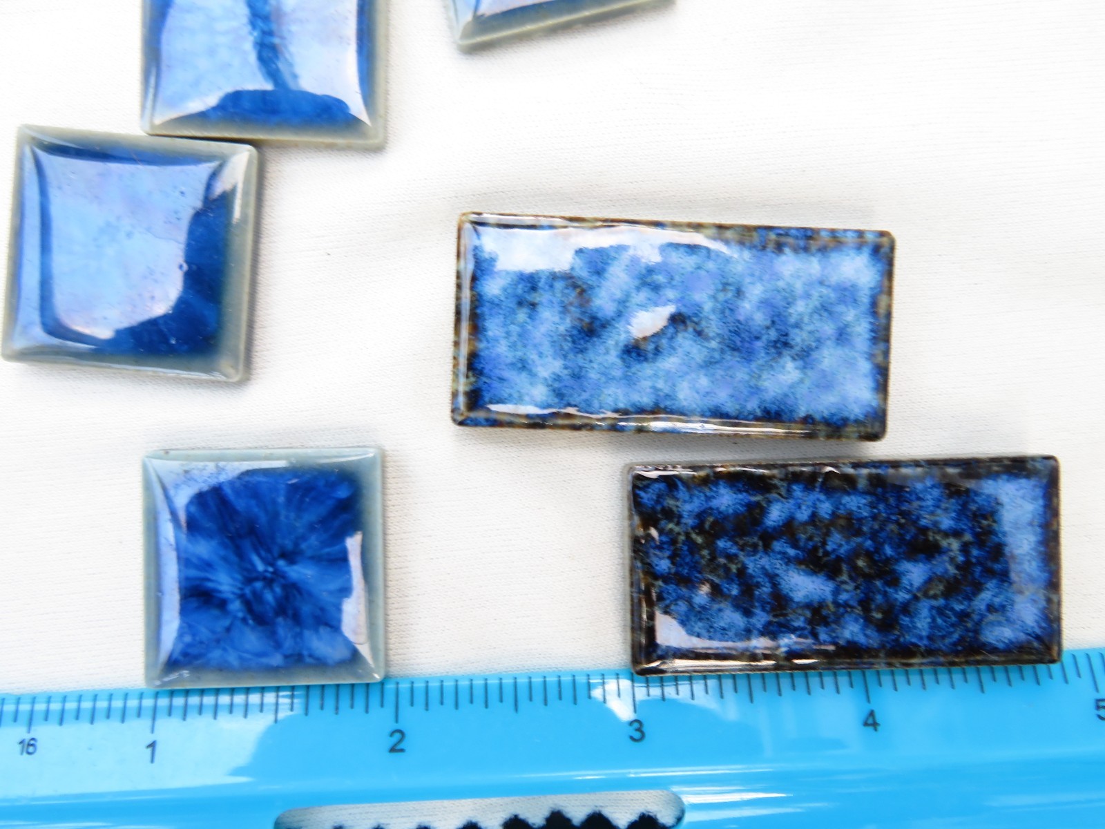 Tiles Weatherproof Assorted Craft Blues Tan Dark Light Textured & Smooth Pool