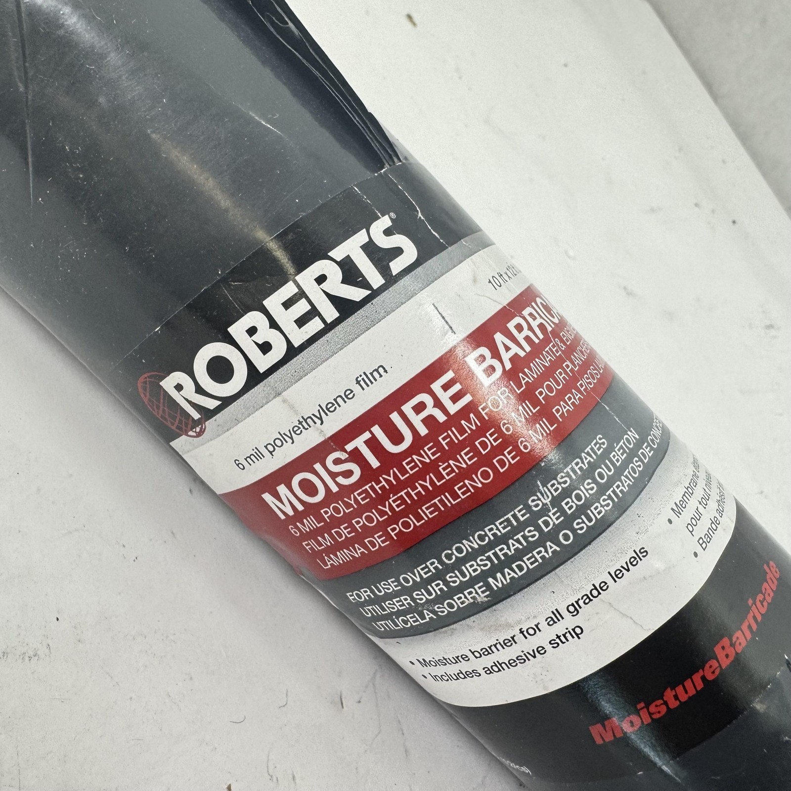Roberts Moisture Barricade 6 Mil Polyethylene 10×12 ft Flooring Underlayment Fil