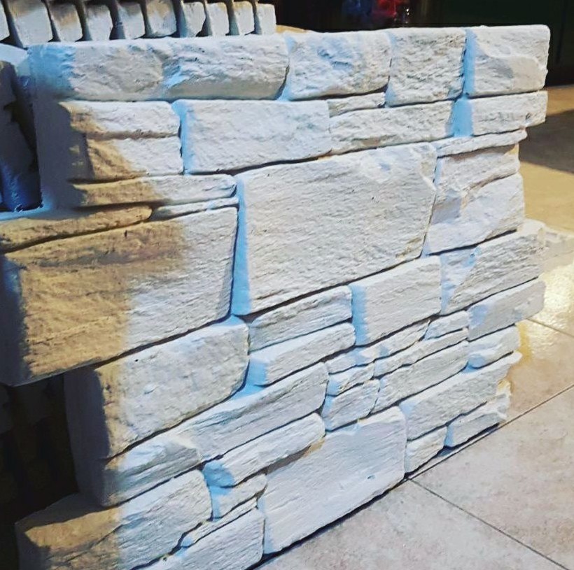 Mold Die Fake Stone Reconstructed Chalk Cement Veneer Stone Mold Concrete