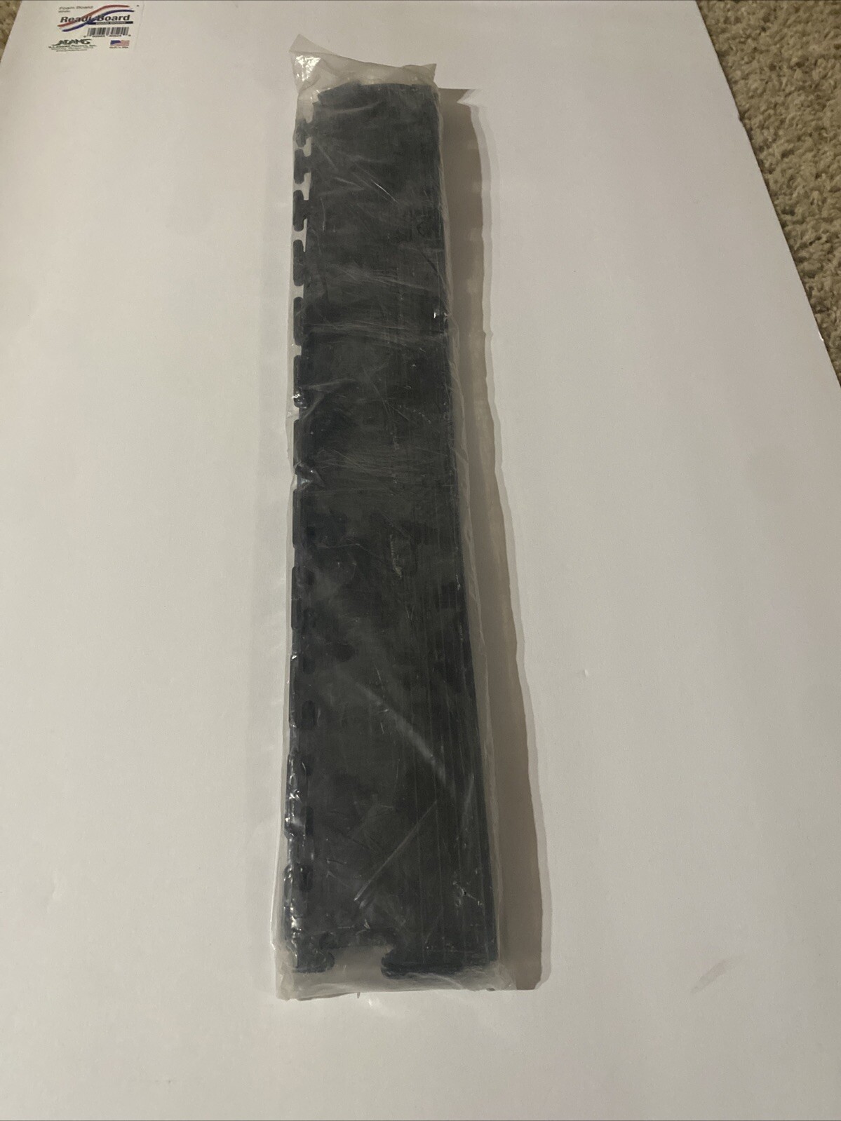 Blue Hawk Floor Tile Edges 4 Pack Solid PVC Edges 20.5″ x 2.5 ” x .25″
