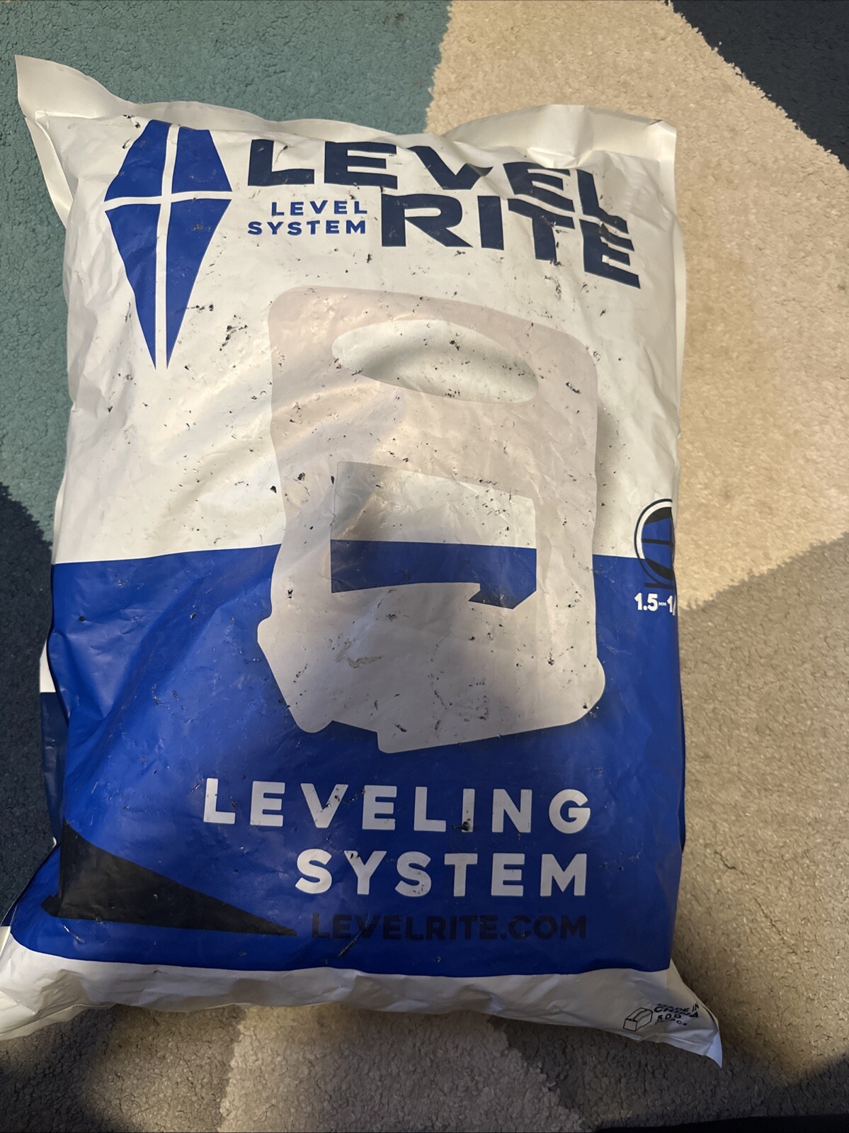 Level Rite Level System White Tile Clips 1/16 Inch 1.5mm 500 PCS