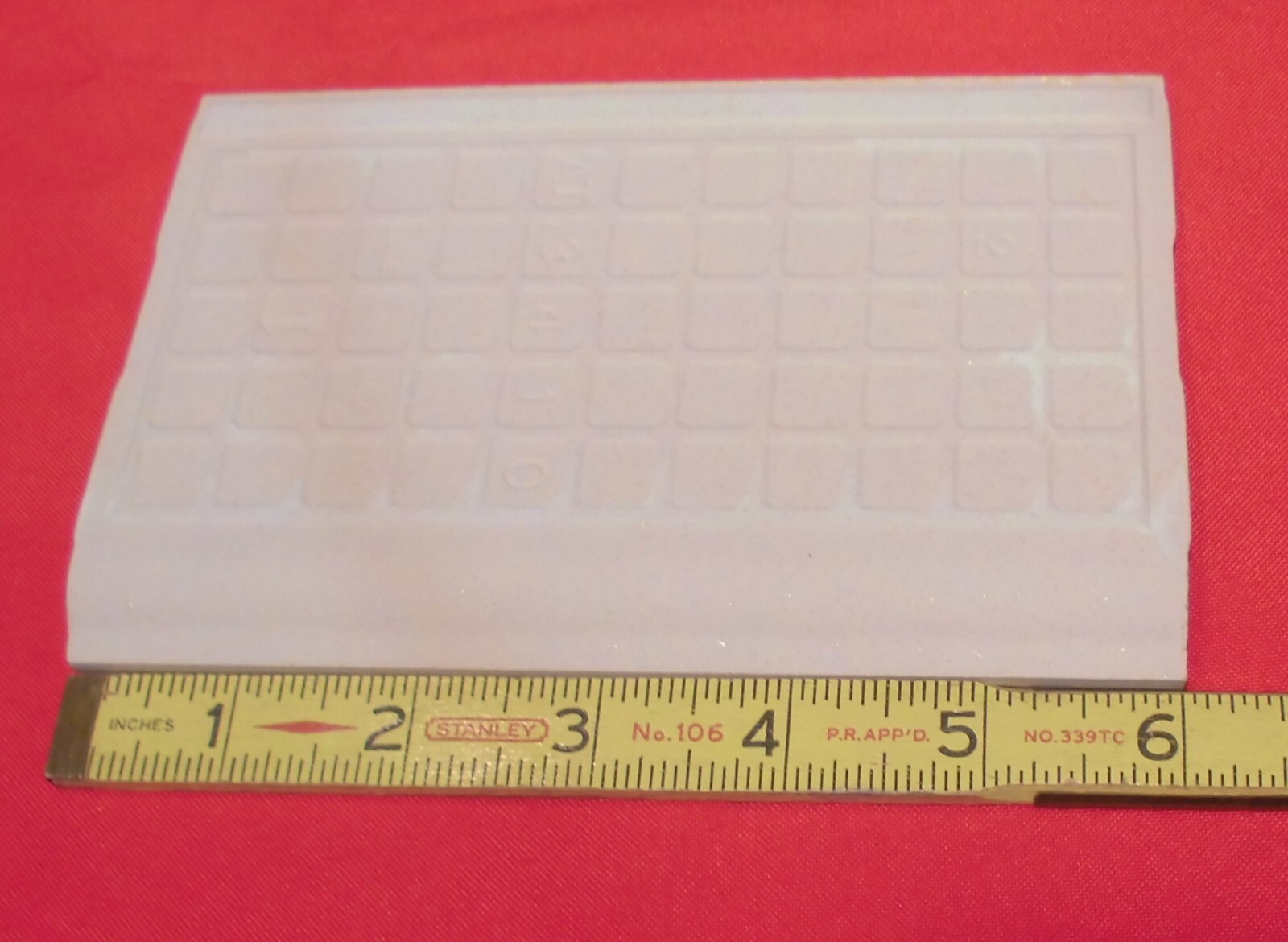 1 pc. Bright Yellow: Cove Base Ceramic Tile: Bullnose Top, Glossy 4″ X 6″ NEW