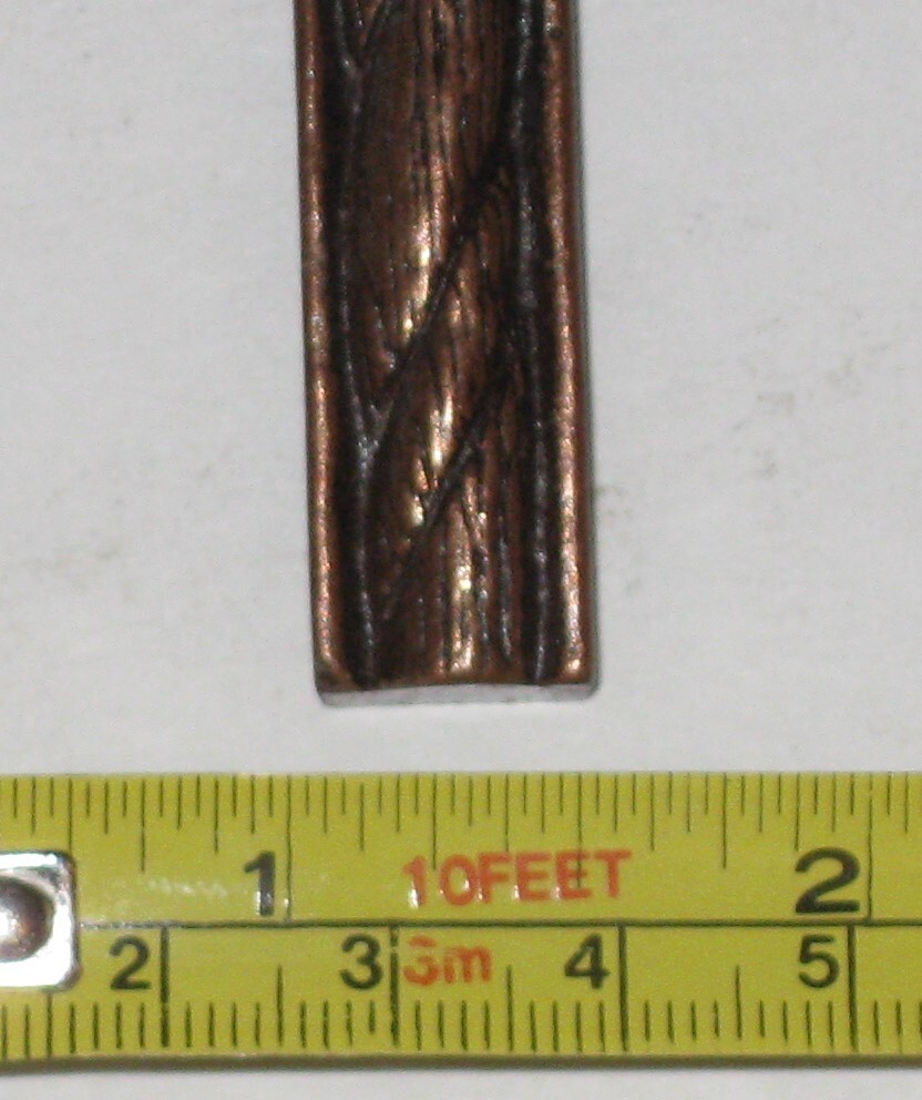 1/2″x6″ COPPER KINGCROSS LINER Metal Look Resin Accent Wall Tile – Lot of 15pcs