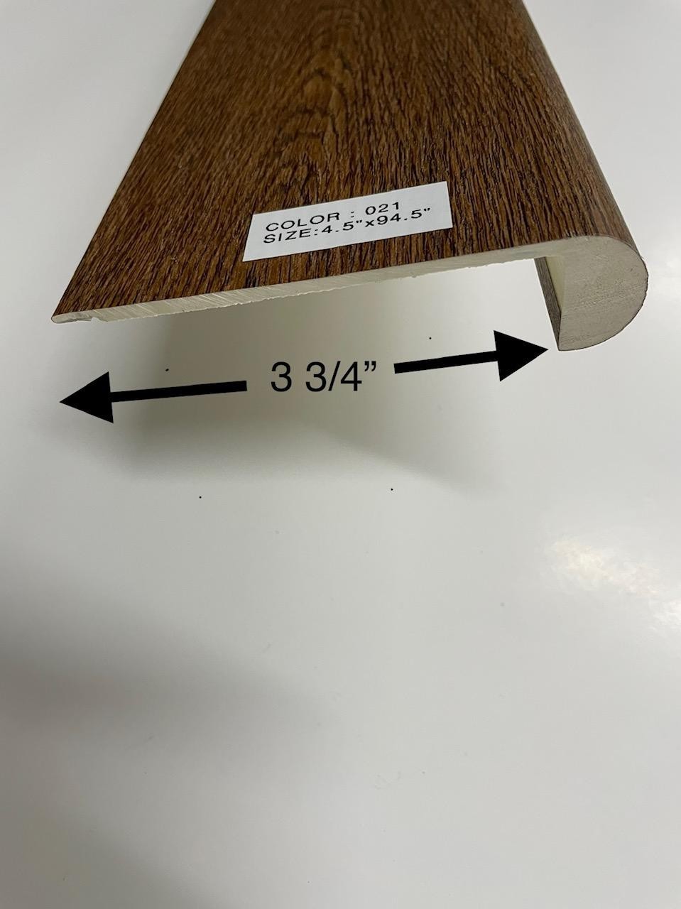 Vinyl flooring Flush Stair noses 47″ x 4.5” $15.00 by boxes only (6 per box)