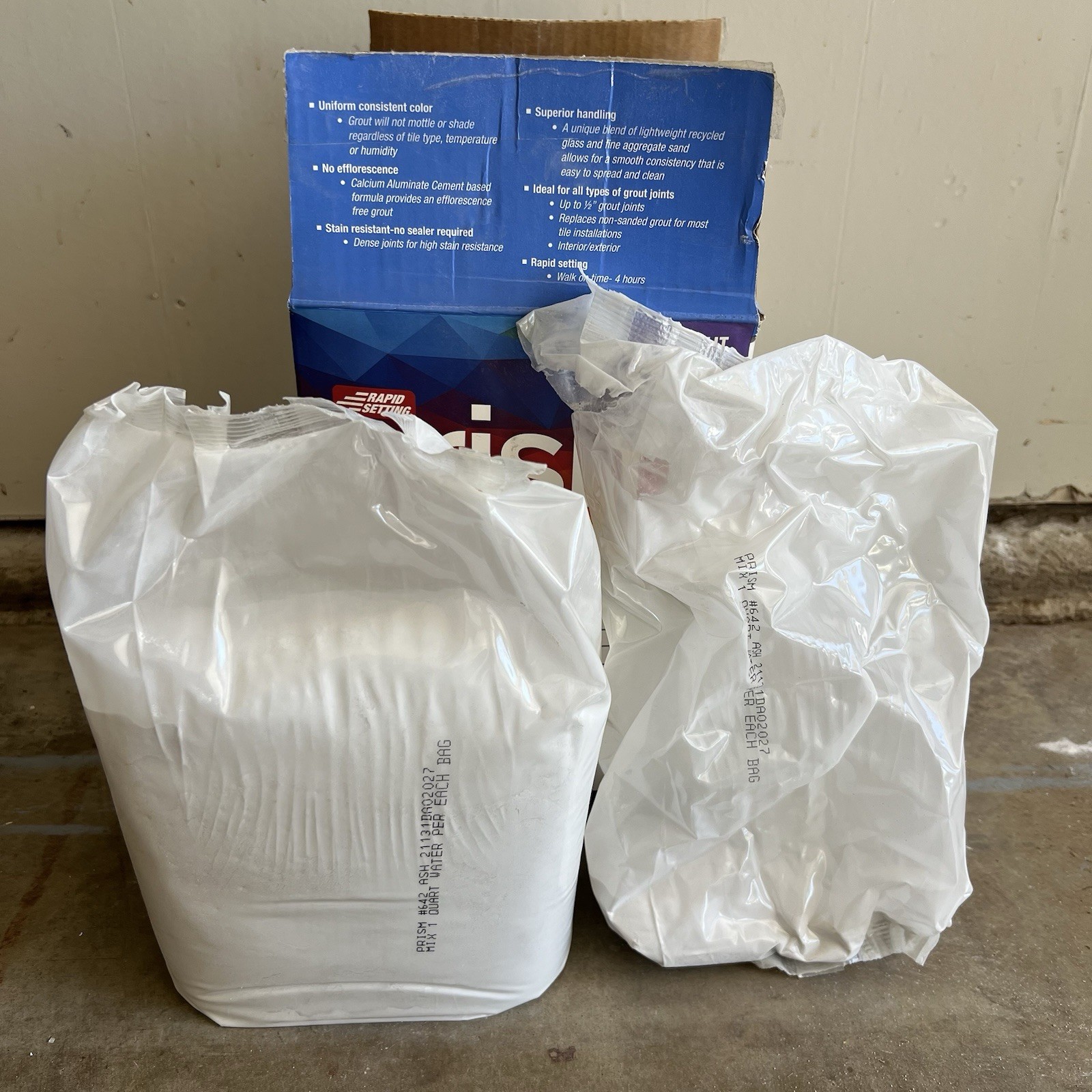 Prism #642 Ash 9 lb. Ultimate Performance Grout
