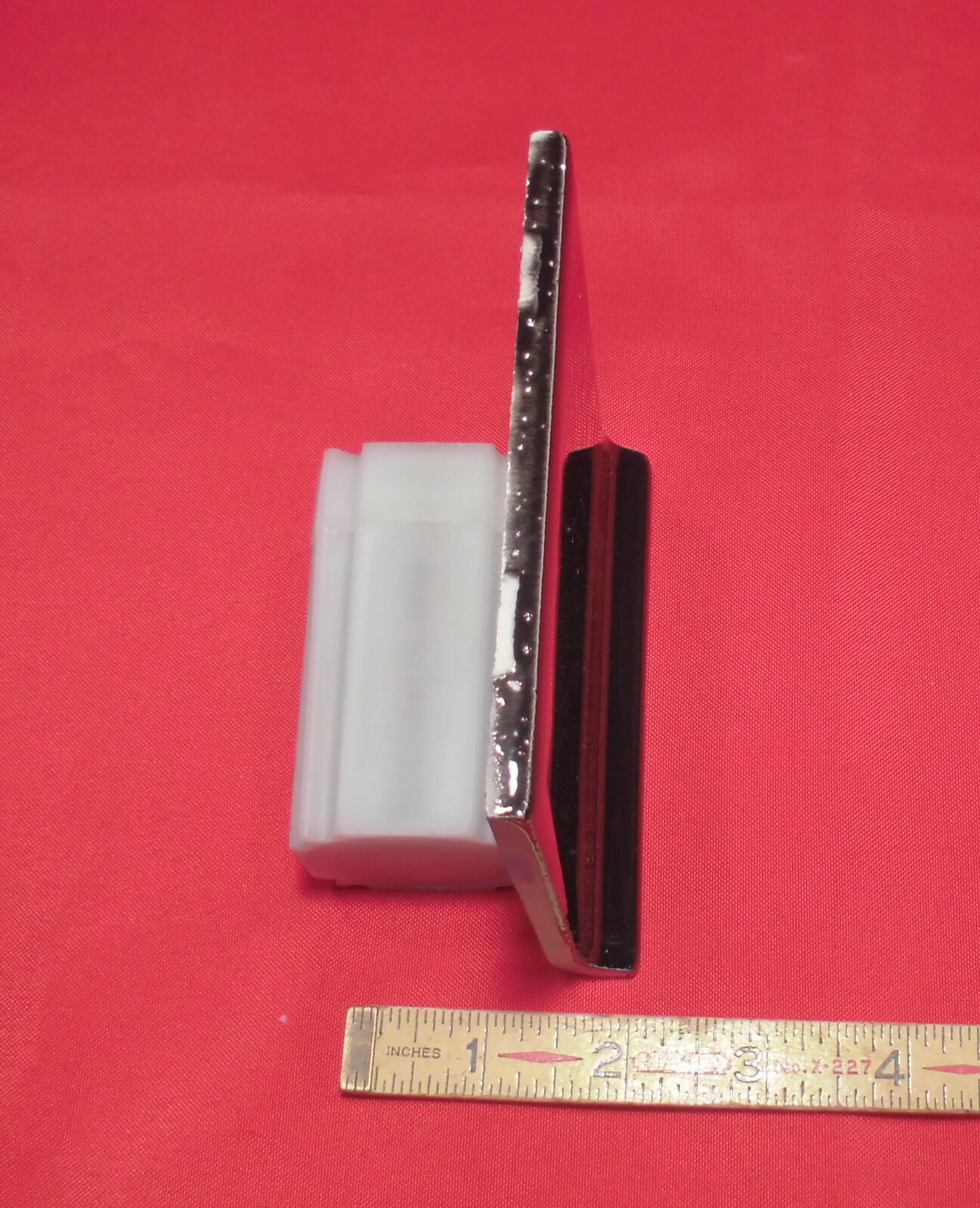 1 pc. *Glossy Black* stack-on base/cove Ceramic Tile; 4-1/4″ X 4-1/4″ NEW STOCK
