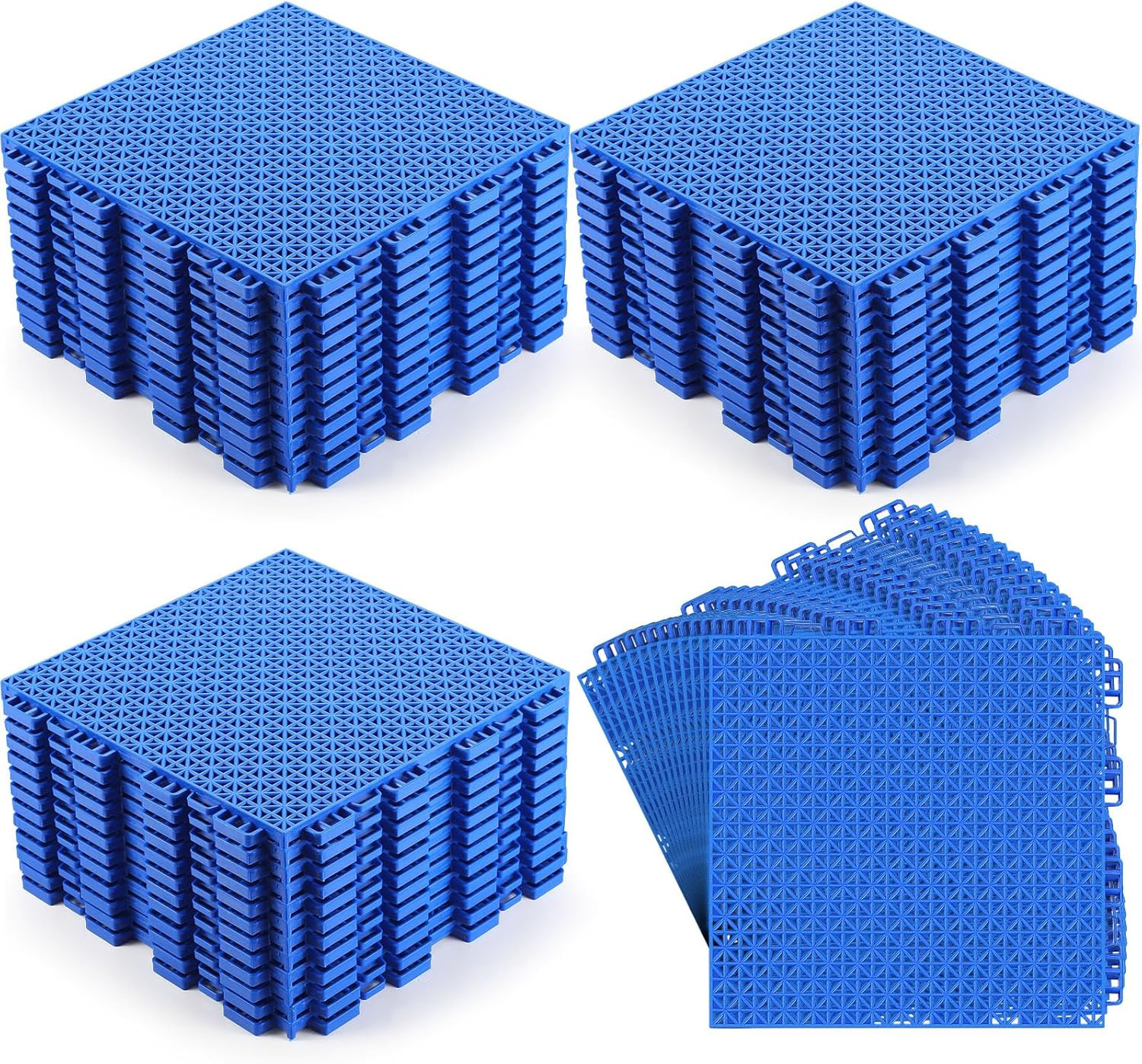 50 Pcs Modular Interlocking Cushion Floor Tiles 10 X 10 Inch Non Slip Pool Floor