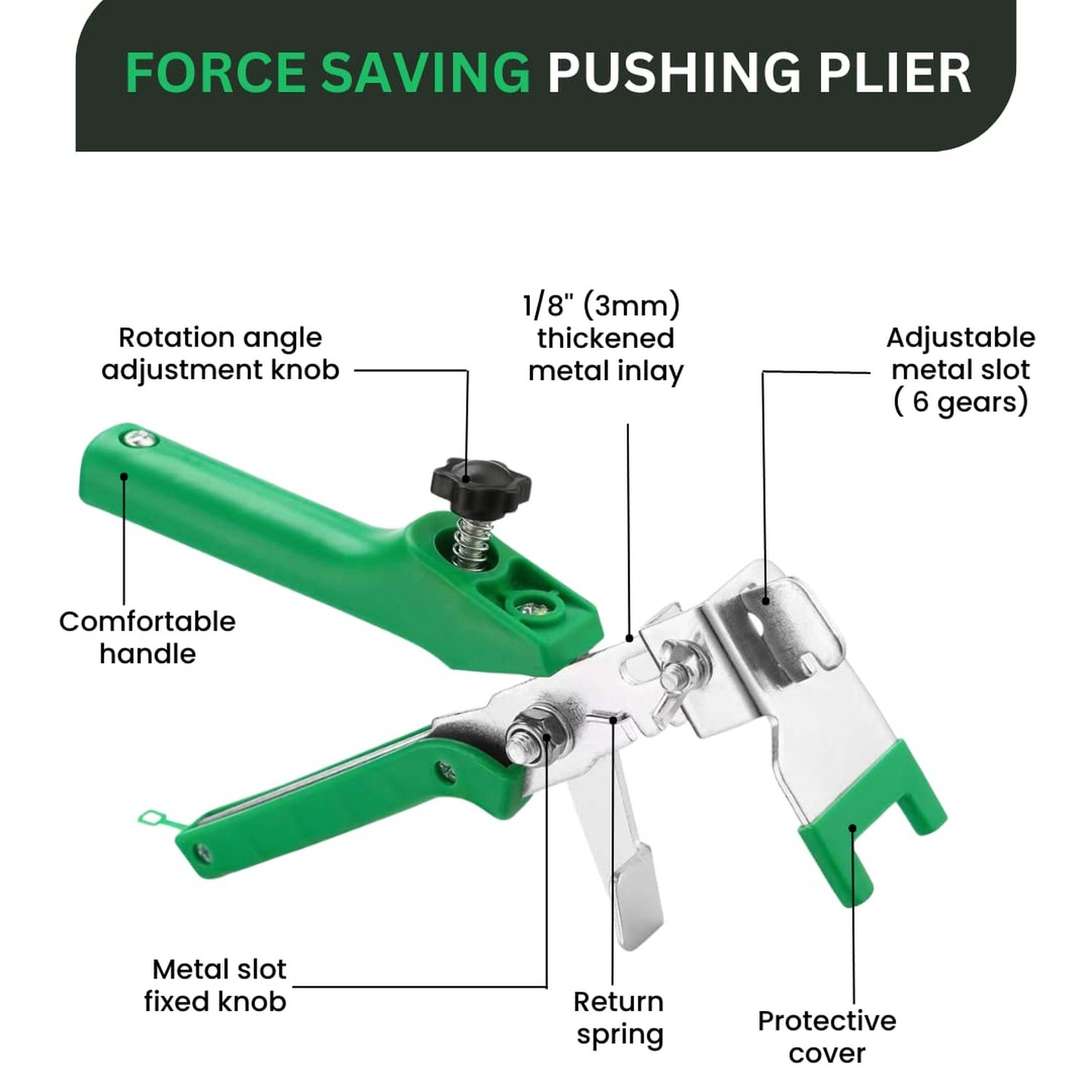Tile Leveling System with 1 Plier, 300 Wedges, 300 1/16″ Clips – Tile Spacer …