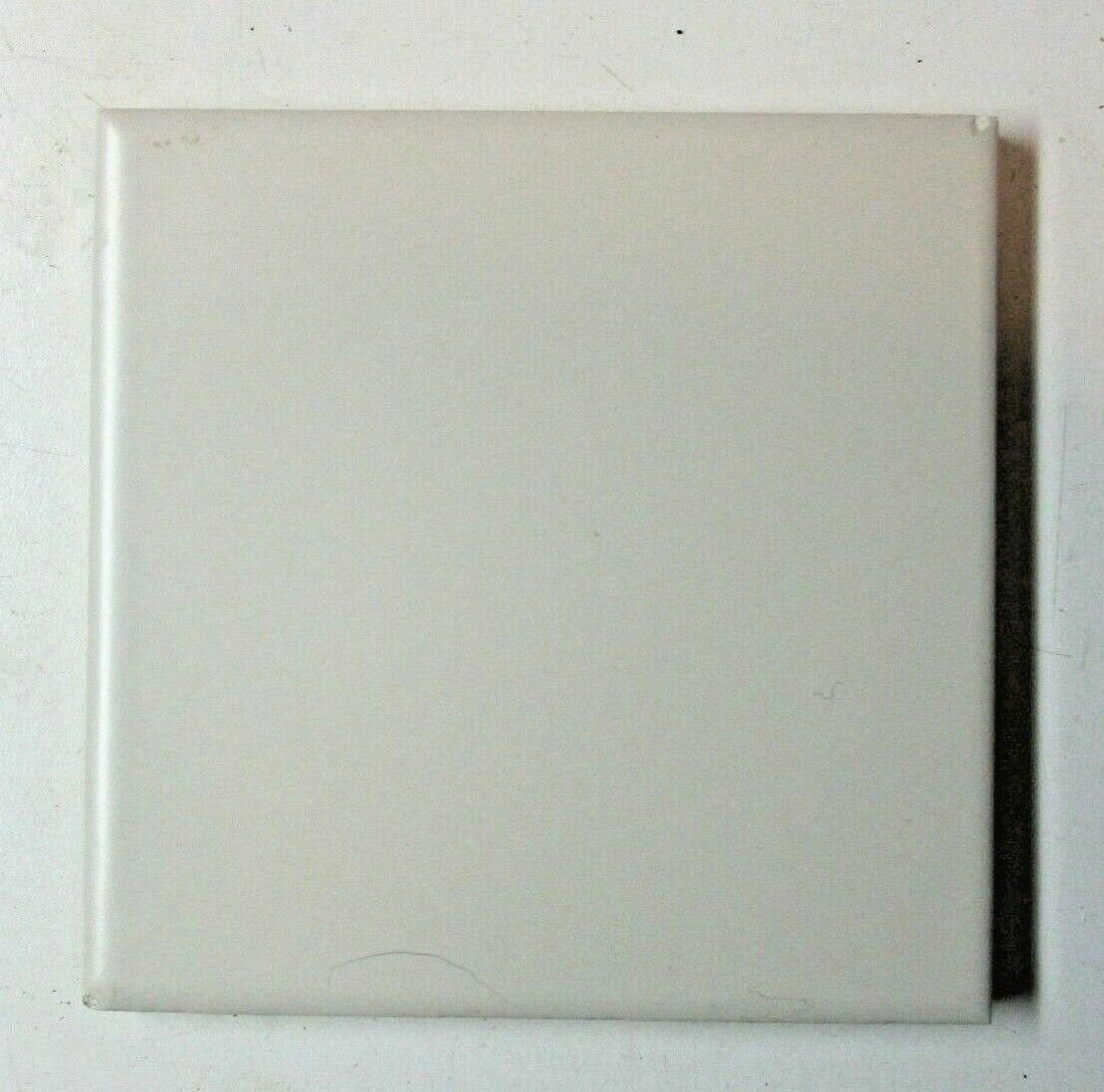 1 Wall Tile Mannington USA 4-3/8″ Square Matte 207 Bone Ceramic Porcelain Vtg