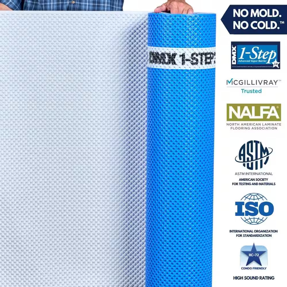 100 Sq. Ft. 3.6 Ft. X 29 Ft. X 5/.32 In. Underlayment for Vinyl Planks, Laminate